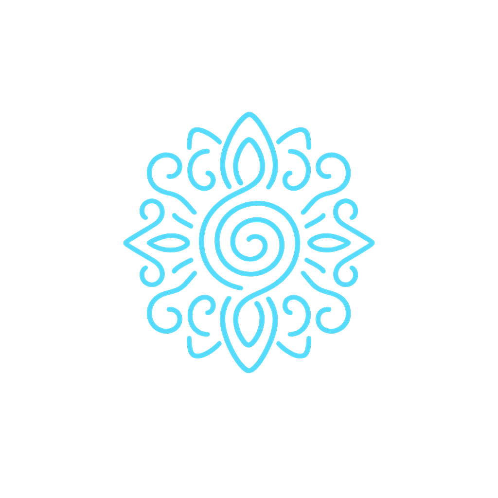 Glowing mandala