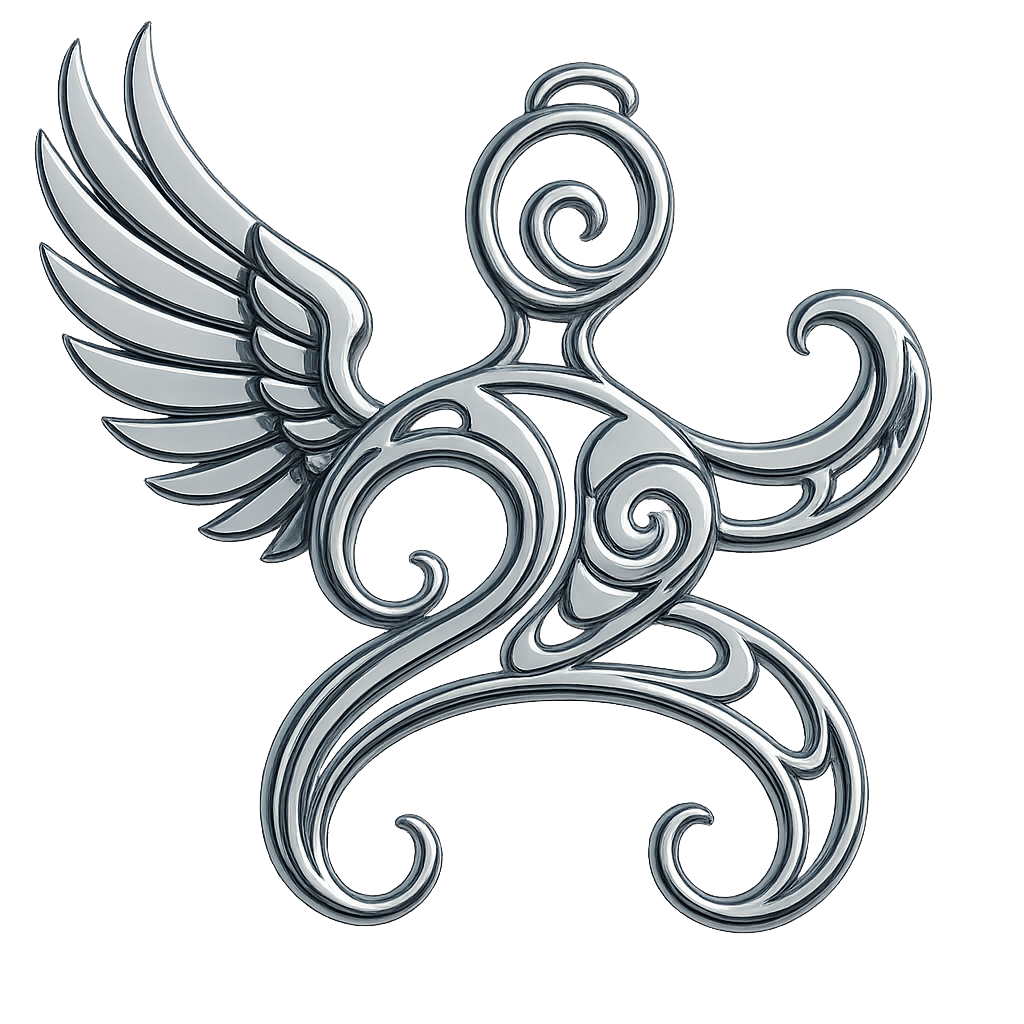 Left winged tiki icon